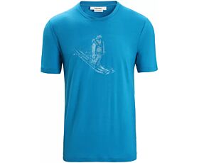 Icebreaker Tech Lite II Skiing Yeti T-Shirt Heren