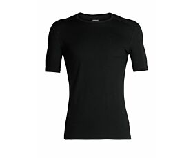 Icebreaker Merino 200 Oasis SS Crewe Thermoshirt Heren Black M