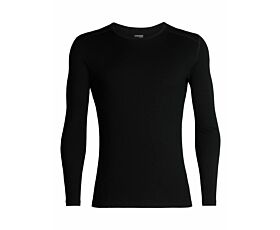 Icebreaker Merino 260 Tech LS Crewe Thermoshirt Heren Black M