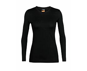 Icebreaker Merino 200 Oasis LS Crewe Thermoshirt Dames Black S