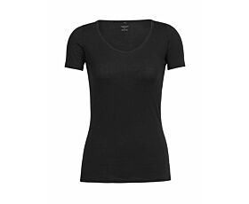 Icebreaker Merino 150 Siren SS Sweetheart Thermoshirt Dames Black M