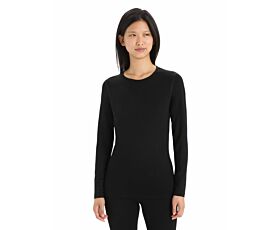 Icebreaker Merino 260 Tech LS Crewe Thermoshirt Dames Black S