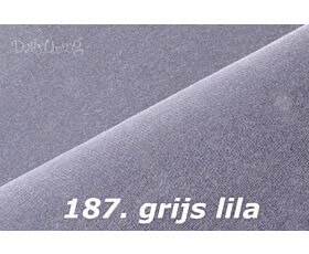 Kussenhoes velours 35 x 50 cm #187 grijs lila